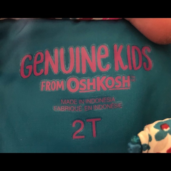 Genuine Kids by Oshkosh Puffer Floral Vest!!! - Picture 5 of 7